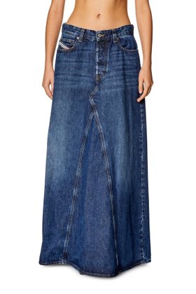 【ディーゼル/DIESEL】のレディース スカート デニム 人気、トレンドファッション・服の通販 founy(ファニー) ファッション Fashion レディースファッション Ladies' Fashion Online スカート Skirt ウォッシュ Wash デニム Denim パッチ Patch マキシ Maxi |ID:prp329100004593038