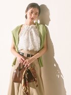 【スナイデル/SNIDEL】のリブシアーカーディガン 人気、トレンドファッション・服の通販 founy(ファニー) ファッション Fashion レディースファッション Ladies' Fashion Online トップス・カットソー Tops/Tshirt カーディガン Cardigans ウェーブ Wave カーディガン Cardigan ショート Short ストレート Straight スパンコール Sequins デコルテ Decolletage トレンド Trend ボーダー Border ミドル Middle リュクス Luxe おすすめ Recommend thumbnail GRN[024]|ID: prp329100004593666 ipo3291000000032619524