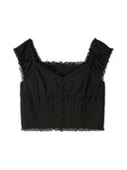 【リリーブラウン/Lily Brown】のコットンレースヴィンテージブラウス 人気、トレンドファッション・服の通販 founy(ファニー) ファッション Fashion レディースファッション Fashion for Women トップス・カットソー Cut & Sew Tops シャツ・ブラウス・オフィスカジュアル Elegant Blouses & Button-Ups ガーリー Girly, Feminine Style ギンガム Gingham, Gingham Fabric クラシカル Classical, Vintage-Inspired ストライプ Stripe, Striped Pattern チェック Check, Plaid, Tartan フェミニン Feminine, Girly フロント Front, Front Design エレガント 上品 Elegant 無地 Plain, Solid Color thumbnail BLK[009]|ID: prp329100004593669 ipo3291000000033306169