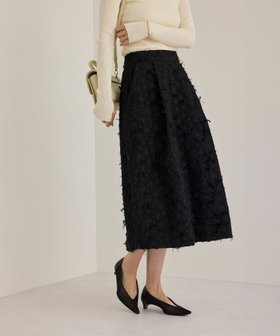 【ロペ/ROPE'】のコクーンジャガードスカート 人気、トレンドファッション・服の通販 founy(ファニー) ファッション Fashion レディースファッション Ladies' Fashion Online スカート Skirt おすすめ Recommend エレガント 上品 Elegant コクーン Cocoon フラワー Flower フリンジ Fringe ポケット Pocket モチーフ Motif |ID:prp329100004593691