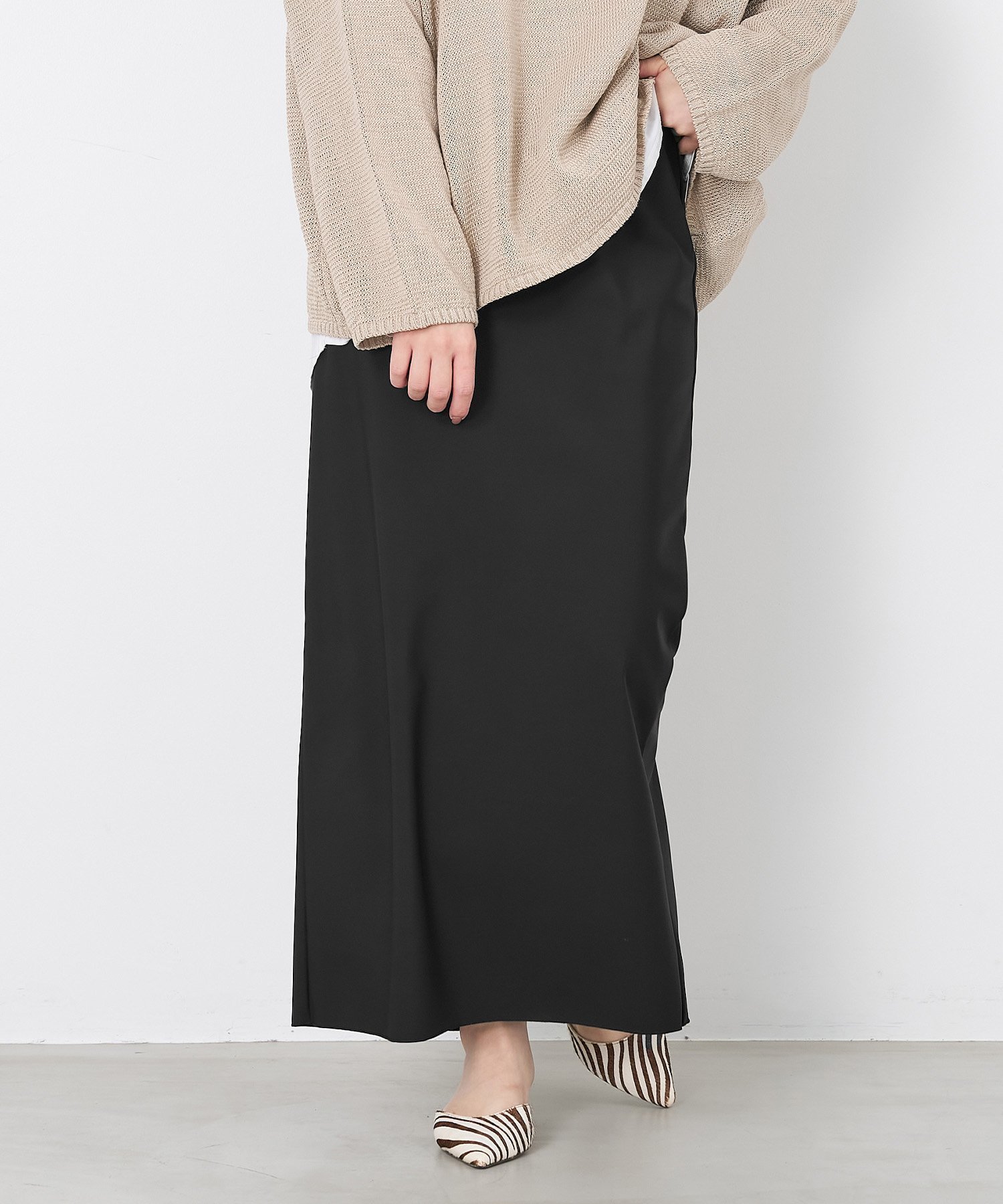 【マイカ ディール/MICA & DEAL】のスキューバタイトスカート 2サイズ展開 インテリア・キッズ・メンズ・レディースファッション・服の通販 founy(ファニー) 　ファッション　Fashion　レディースファッション　Ladies' Fashion Online　スカート　Skirt　ストレッチ　Stretch　タイトスカート　Tight Skirt　ボンディング　Bonding　BLACK|ID: prp329100004593695 ipo3291000000032621107