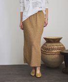 【サロン アダム エ ロペ/SALON adam et rope'】のシャイニージャカードナロースカート ゴールド(90)|ID: prp329100004593699 ipo3291000000032621256