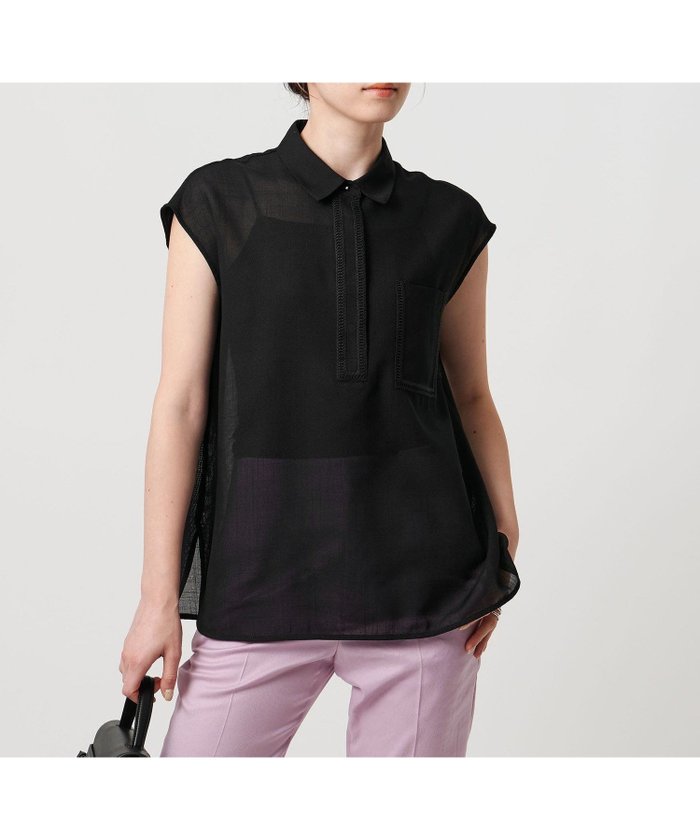 【ユナイテッドアローズ/UNITED ARROWS】のSpiree asami フレンチスリーブブラウス -防シワ ウォッシャブル- インテリア・キッズ・メンズ・レディースファッション・服の通販 founy(ファニー) https://founy.com/ ファッション Fashion レディースファッション Fashion for Women トップス・カットソー Cut & Sew Tops シャツ・ブラウス・オフィスカジュアル Elegant Blouses & Button-Ups ウォッシャブル Machine Washable シアー Sheer, See-Through スリーブ Sleeve, Long Sleeve / Short Sleeve セットアップ Set-Up, Coordinated Outfit パッチ Patch, Appliqué フレンチ French, French Style ベスト Vest, Waistcoat ボトム Bottoms, Lower Wear ポケット Pocket, Pocket Detail レース Lace, Lace Fabric ワイド Wide, Wide Fit おすすめ Recommended / Our Picks 夏 Summer |ID: prp329100004593710 ipo3291000000033559098