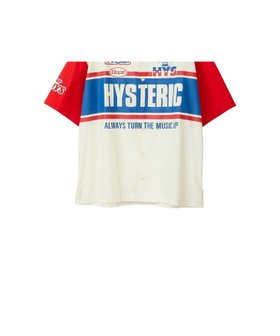 【ヒステリックグラマー/HYSTERIC GLAMOUR】のHYSTERIC レーシングシャツ 人気、トレンドファッション・服の通販 founy(ファニー) ファッション Fashion レディースファッション Fashion for Women トップス・カットソー Cut & Sew Tops シャツ・ブラウス・オフィスカジュアル Elegant Blouses & Button-Ups おすすめ Recommended / Our Picks メンズ Men's, Menswear レース Lace, Lace Fabric |ID:prp329100004593720