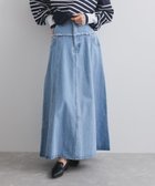 【ビッキー/VICKY】のデニム切り替えフレアスカート≪手洗い可能≫ ライトブルー|ID: prp329100004593725 ipo3291000000032622597