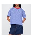【ギャップ/GAP】のヘビーウェイト オーガニックコットン GAPロゴTシャツ 人気、トレンドファッション・服の通販 founy(ファニー) ファッション Fashion レディースファッション Ladies' Fashion Online トップス・カットソー Tops/Tshirt シャツ/ブラウス Shirts/Blouses ロング / Tシャツ T-Shirts おすすめ Recommend ダウン Down フィット Fit フロント Front thumbnail BLUE_STRIPE|ID: prp329100004593728 ipo3291000000032622669
