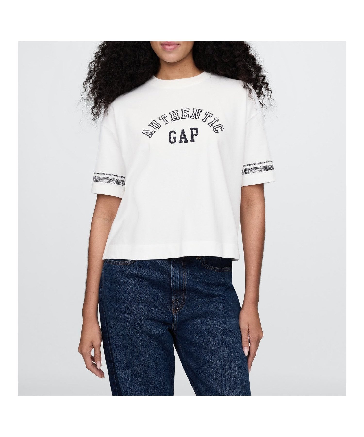 【ギャップ/GAP】のヘビーウェイト オーガニックコットン GAPロゴTシャツ インテリア・キッズ・メンズ・レディースファッション・服の通販 founy(ファニー) 　ファッション　Fashion　レディースファッション　Ladies' Fashion Online　トップス・カットソー　Tops/Tshirt　シャツ/ブラウス　Shirts/Blouses　ロング / Tシャツ　T-Shirts　おすすめ　Recommend　ダウン　Down　フィット　Fit　フロント　Front　NEW_OFF_WHITE|ID: prp329100004593728 ipo3291000000032622670
