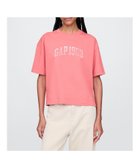 【ギャップ/GAP】のヘビーウェイト オーガニックコットン GAPロゴTシャツ 人気、トレンドファッション・服の通販 founy(ファニー) ファッション Fashion レディースファッション Ladies' Fashion Online トップス・カットソー Tops/Tshirt シャツ/ブラウス Shirts/Blouses ロング / Tシャツ T-Shirts おすすめ Recommend ダウン Down フィット Fit フロント Front thumbnail WATERMELON_ICE|ID: prp329100004593728 ipo3291000000032622673