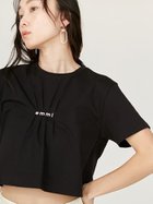 【エミ/emmi】の【emmi×PlaX(TM)】クロップドemmiロゴTシャツ BLK[009]|ID: prp329100004593733 ipo3291000000032622831