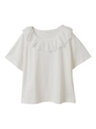 【ピンクハウス/PINK HOUSE】のコットンレース使いカットソー シロ無地|ID: prp329100004593734 ipo3291000000032752917