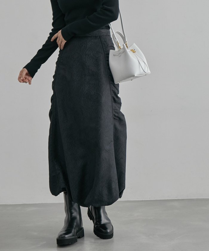 【ロペ/ROPE'】のジャガードスカート インテリア・キッズ・メンズ・レディースファッション・服の通販 founy(ファニー) https://founy.com/ ファッション Fashion レディースファッション Ladies' Fashion Online スカート Skirt カットソー Cut And Sew シンプル Simple ジャカード Jacquard トリミング Trimming ペイズリー Paisley ペンシル Pencil ポケット Pocket おすすめ Recommend |ID: prp329100004593740 ipo3291000000032622991