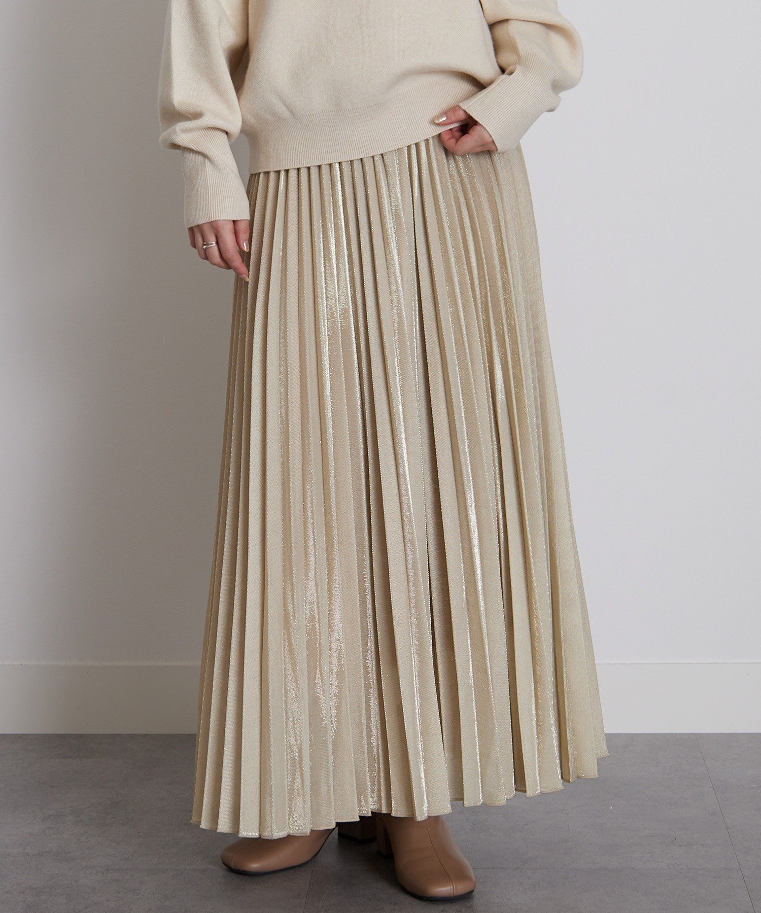【ラナン/Ranan】のシャイニープリーツスカート 人気、トレンドファッション・服の通販 founy(ファニー) 　ファッション　Fashion　レディースファッション　Ladies' Fashion Online　スカート　Skirt　プリーツスカート　Pleated Skirts　シャイニー　Shiny　ジャージ　Jersey　プリーツ　Pleats　 other-1|ID: prp329100004593744 ipo3291000000032623189