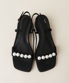 【オデット エ オディール/Odette e Odile】のパールライクビジュー サンダル30↑ BLACK|ID: prp329100004593793 ipo3291000000032624150