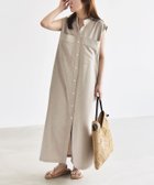 【シップス フォー ウィメン/SHIPS】のquaranciel 洗濯機可能 ウーステッド ノースリーブ バンドカラー シャツ ワンピース 人気、トレンドファッション・服の通販 founy(ファニー) ファッション Fashion レディースファッション Ladies' Fashion Online ワンピース Dress シャツワンピース Shirt Dresses インナー Inner 洗える Washable サンダル Sandals シューズ Shoes シンプル Simple ジャケット Jacket スラックス Slacks デニム Denim ノースリーブ No Sleeve バランス Balance フラット Flat フロント Front ポケット Pocket おすすめ Recommend 2025年 2025 2025春夏・S/S Ss,Spring/Summer,2025 thumbnail ベージュ|ID: prp329100004593796 ipo3291000000032624168