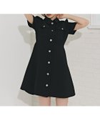 【レディアゼル/REDYAZEL】のエンブレムボタンシャツワンピース 人気、トレンドファッション・服の通販 founy(ファニー) ファッション Fashion レディースファッション Ladies' Fashion Online ワンピース Dress シャツワンピース Shirt Dresses おすすめ Recommend ガーリー Girly クラシカル Classical コンパクト Compact トレンド Trend フロント Front ポケット Pocket ワッフル Waffle 人気 Popularity 夏 Summer thumbnail ブラック|ID: prp329100004593814 ipo3291000000032624421