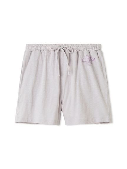 【ジェラート ピケ/gelato pique】の【COOL COLLECTION】【接触冷感】ICEワンポイントショートパンツ インテリア・キッズ・メンズ・レディースファッション・服の通販 founy(ファニー) 　ファッション　Fashion　レディースファッション　Fashion for Women　パンツ　Pants & Trousers　ショートパンツ・ハーフパンツ　High-Waisted & Relaxed Shorts　おすすめ　Recommended / Our Picks　ショート　Short, Short Length　ビッグ　Big, Oversized　モチーフ　Motif, Design Theme　ヴィンテージ　Vintage Style　夏　Summer　GRY[006]|ID: prp329100004593845 ipo3291000000032624910