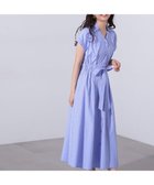 【エヌ ナチュラルビューティーベーシック/N.Natural Beauty basic】のオープンカラーシャツワンピース ブルーストライプ2|ID: prp329100004593859 ipo3291000000032625186