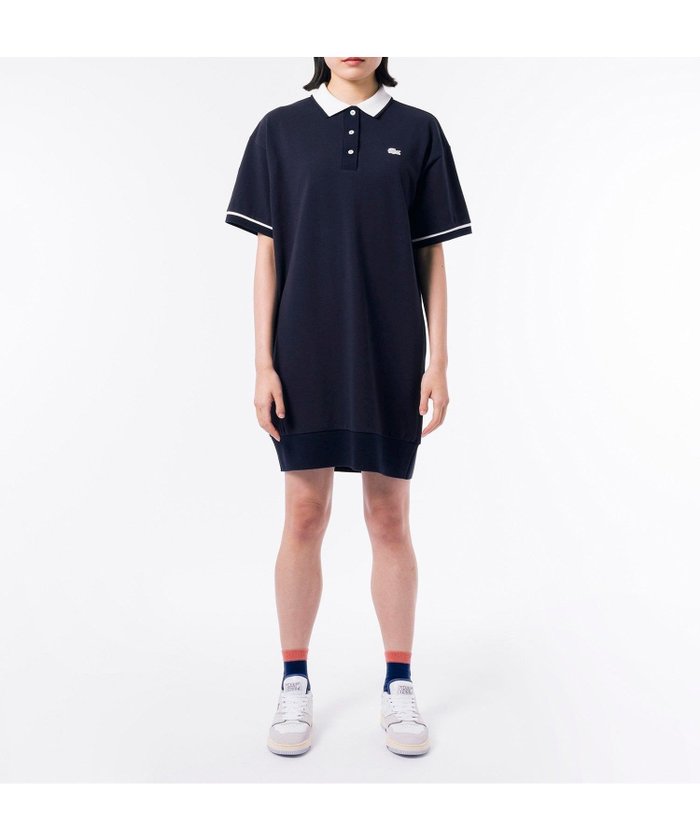 【ラコステ/LACOSTE】のリラックスシルエットクレリックポロドレス インテリア・キッズ・メンズ・レディースファッション・服の通販 founy(ファニー) https://founy.com/ ファッション Fashion レディースファッション Ladies' Fashion Online ワンピース Dress ドレス Party Dresses エレガント 上品 Elegant トレンド Trend ボックス Box 人気 Popularity 鹿の子 Pique |ID: prp329100004593871 ipo3291000000032625405