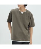 【ビームス ハート/BEAMS HEART】のクールタッチ キーネック レイヤード Tシャツ(接触冷感) OLIVE|ID: prp329100004593878 ipo3291000000032625539