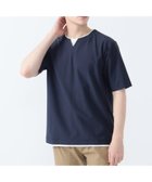 【ビームス ハート/BEAMS HEART】のクールタッチ キーネック レイヤード Tシャツ(接触冷感) NAVY|ID: prp329100004593878 ipo3291000000032625542