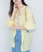 【ナチュラルクチュール/natural couture】の【WEB限定】バンドカラーサイドスリットシアーシャツ 人気、トレンドファッション・服の通販 founy(ファニー) ファッション Fashion レディースファッション Ladies' Fashion Online トップス・カットソー Tops/Tshirt シャツ/ブラウス Shirts/Blouses 2025年 2025 2025-2026秋冬・A/W Aw/Autumn/Winter/Fw/Fall/2025-2026 おすすめ Recommend エアリー Airy キャミソール Camisole タンク Tank デニム Denim フェミニン Feminine ポケット Pocket リラックス Relax エレガント 上品 Elegant thumbnail イエロー|ID: prp329100004593918 ipo3291000000032626576