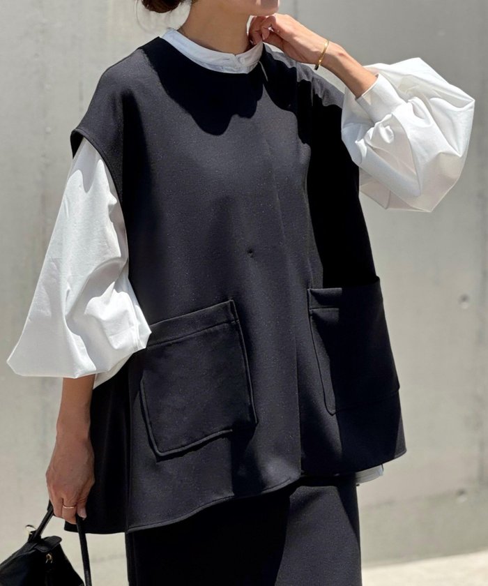 【その他のブランド/Other】のポケットジレ インテリア・キッズ・メンズ・レディースファッション・服の通販 founy(ファニー) https://founy.com/ ファッション Fashion レディースファッション Ladies' Fashion Online アウター Coat Outerwear トップス・カットソー Tops/Tshirt ベスト/ジレ Gilets/Vests おすすめ Recommend インナー Inner シンプル Simple デニム Denim ポケット Pocket |ID: prp329100004593921 ipo3291000000032626614