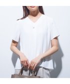 【インディヴィ/INDIVI】の【洗える/通勤】マルチストライプブラウス ホワイト|ID: prp329100004593924 ipo3291000000032626660