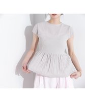 【ナノ ユニバース/nano universe】のスカラップデザインニットトップス 人気、トレンドファッション・服の通販 founy(ファニー) ファッション Fashion レディースファッション Ladies' Fashion Online トップス・カットソー Tops/Tshirt ニット Knit Tops ウォッシャブル Washable スタイリッシュ Stylish スラックス Slacks デニム Denim パターン Pattern ビスチェ Bustier フェミニン Feminine フレア Flare ベーシック Basic ペプラム Peplum ボトム Bottom ミックス Mix ワイド Wide おすすめ Recommend 2025年 2025 2025春夏・S/S Ss,Spring/Summer,2025 |ID:prp329100004593963
