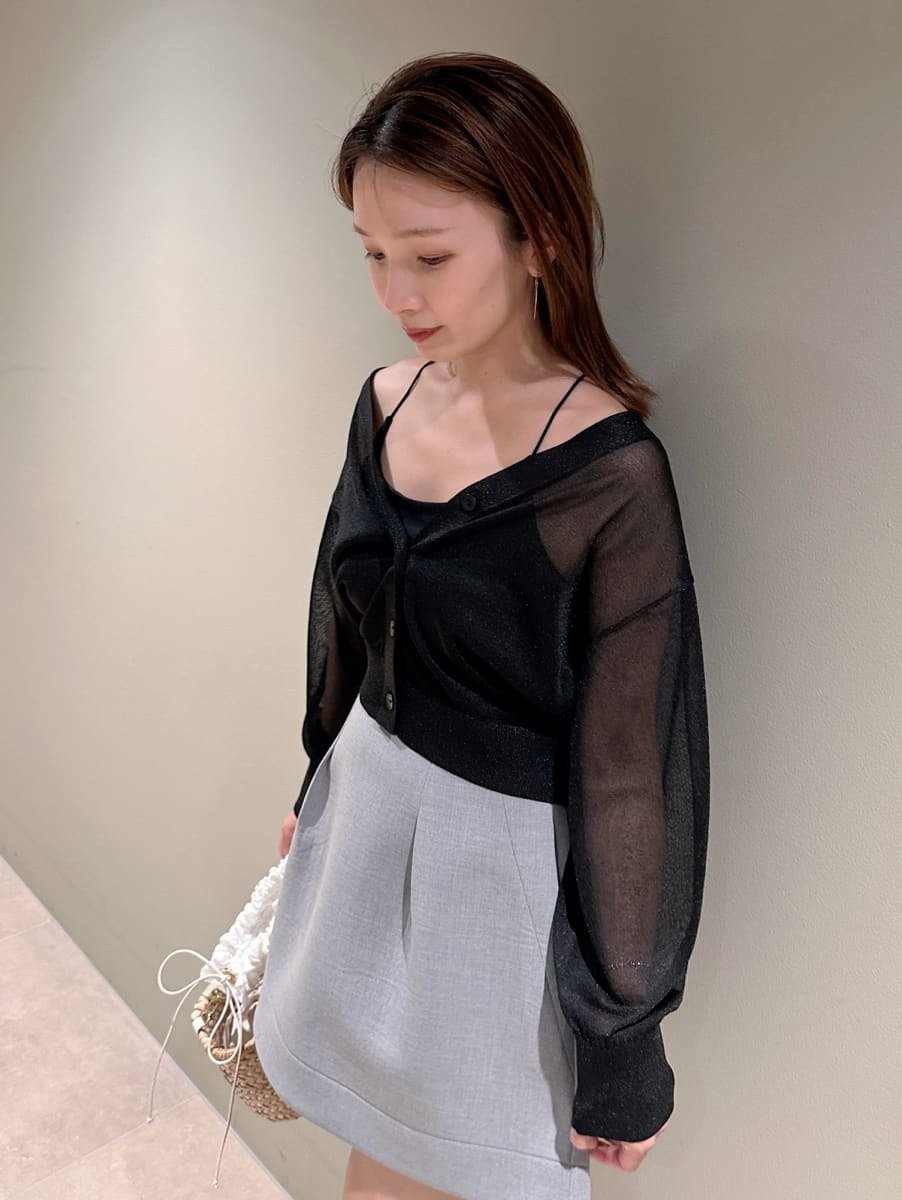 【スナイデル/SNIDEL】のシアーカーディガン 人気、トレンドファッション・服の通販 founy(ファニー) 　ファッション　Fashion　レディースファッション　Ladies' Fashion Online　トップス・カットソー　Tops/Tshirt　カーディガン　Cardigans　カーディガン　Cardigan　シアー　Sheer　シンプル　Simple　 other-1|ID: prp329100004593967 ipo3291000000032627338