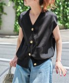 【スピック&スパン/Spick & Span】の《WEB限定追加2 》ウォッシャブルVネックニットベスト ブラック|ID: prp329100004593970 ipo3291000000032627382