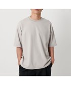 【ビューティ&ユース ユナイテッドアローズ/BEAUTY&YOUTH / UNITED ARROWS / MEN】のAir Dobby ワイドテーパード クルーネック Tシャツ -ヨコストレッチ 吸水速乾性- LT.GRAY|ID: prp329100004593978 ipo3291000000032743327