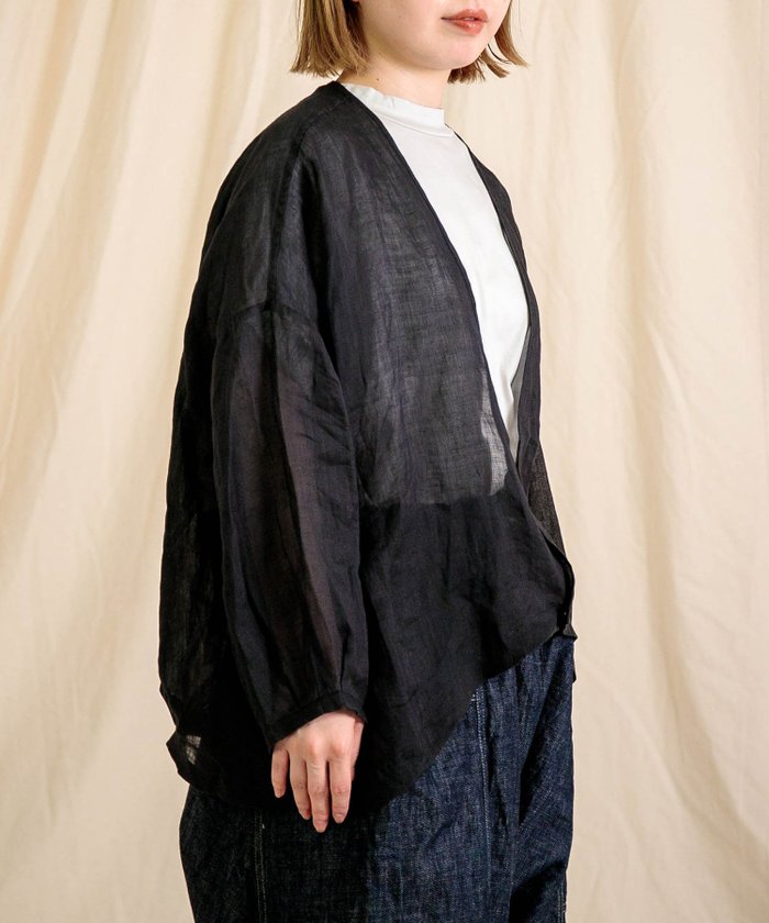 【ドミンゴ/DOMINGO】のラミーポプリン ココンボレロ インテリア・キッズ・メンズ・レディースファッション・服の通販 founy(ファニー) https://founy.com/ ファッション Fashion レディースファッション Ladies' Fashion Online アウター Coat Outerwear ボレロ Bolero jackets インナー Inner ヴィンテージ Vintage シアー Sheer ジャケット Jacket ノースリーブ No Sleeve バランス Balance ボレロ Bolero ポケット Pocket リネン Linen おすすめ Recommend 夏 Summer |ID: prp329100004594006 ipo3291000000032627924