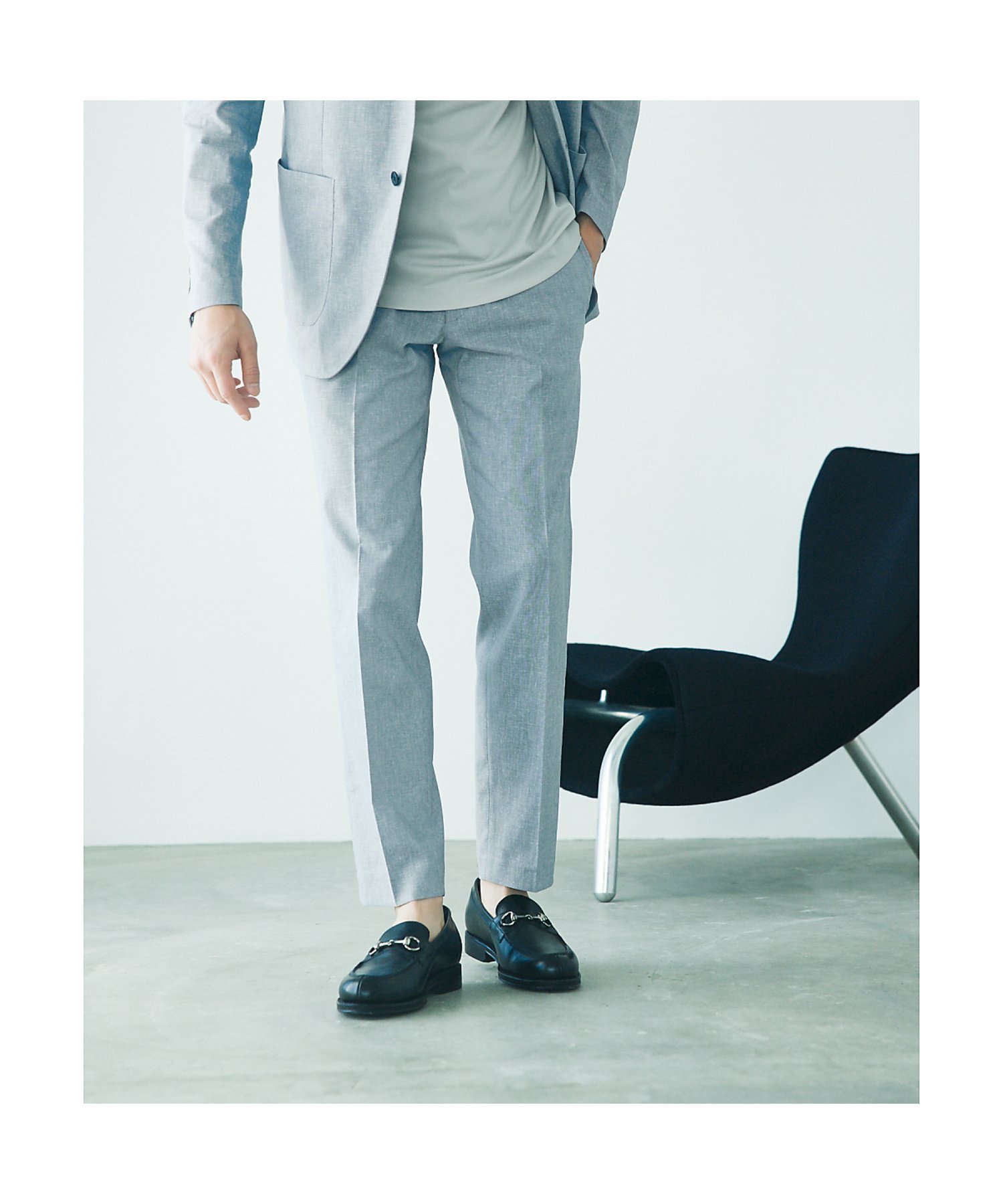 【アバハウス/ABAHOUSE / MEN】の【セットアップ対応】ソロストレッチ リネン テーパード パンツ / スラックス インテリア・キッズ・メンズ・レディースファッション・服の通販 founy(ファニー) 　ファッション　Fashion　メンズファッション　Men's Style Online　ボトムス　Bottoms/Men　アンクル　Uncle　ジャケット　Jacket　ストレッチ　Stretch　スニーカー　Sneakers　スピンドル　Spindle　スマート　Smart　スラックス　Slacks　セットアップ　Set Up　テーパード　Tapered　人気　Popularity　フィット　Fit　リネン　Linen　エレガント 上品　Elegant　グレー|ID: prp329100004594008 ipo3291000000032627947