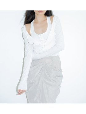 【スタイリング/styling】の【セットアイテム対応】メローカットカーディガン 人気、トレンドファッション・服の通販 founy(ファニー) ファッション Fashion レディースファッション Ladies' Fashion Online トップス・カットソー Tops/Tshirt カーディガン Cardigans カーディガン Cardigan ショート Short ドレープ Drape フィット Fit |ID:prp329100004594018