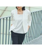 【トランスワーク/TRANS WORK】の【美シリーズ】【UV対策】【着用しわ軽減】【ウォッシャブル】エアリーコードレーンノーカラージャケット オフホワイト|ID: prp329100004594035 ipo3291000000032628304