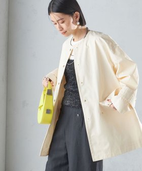 【シップス フォー ウィメン/SHIPS】 撥水加工/手洗い可能 綿 ナイロン ギャバ ノーカラー ミディ コート 24SS人気、トレンドファッション・服の通販 founy(ファニー) ファッション Fashion レディースファッション Ladies' Fashion Online アウター Coat Outerwear コート Coats 2024年 2024 2024春夏・S/S Ss,Spring/Summer,2024 おすすめ Recommend タイトスカート Tight Skirt ドット Dot ハーフ Half エレガント 上品 Elegant ビジネス 仕事 通勤 Business |ID:prp329100004594049