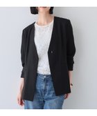 【インディヴィ/INDIVI】の春SALE!【洗える/バックシャン】ハンサムノーカラージャケット ブラック|ID: prp329100004594050 ipo3291000000032628717