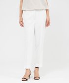 【エポカ/EPOCA】のシーンレステーパードパンツ 人気、トレンドファッション・服の通販 founy(ファニー) ファッション Fashion レディースファッション Ladies' Fashion Online パンツ Pants 春 Spring 秋 Autumn/Fall ギャザー Gather ジャケット Jacket ストレッチ Stretch センター Center ツイル Twill おすすめ Recommend 夏 Summer thumbnail オフホワイト|ID: prp329100004594067 ipo3291000000032628988