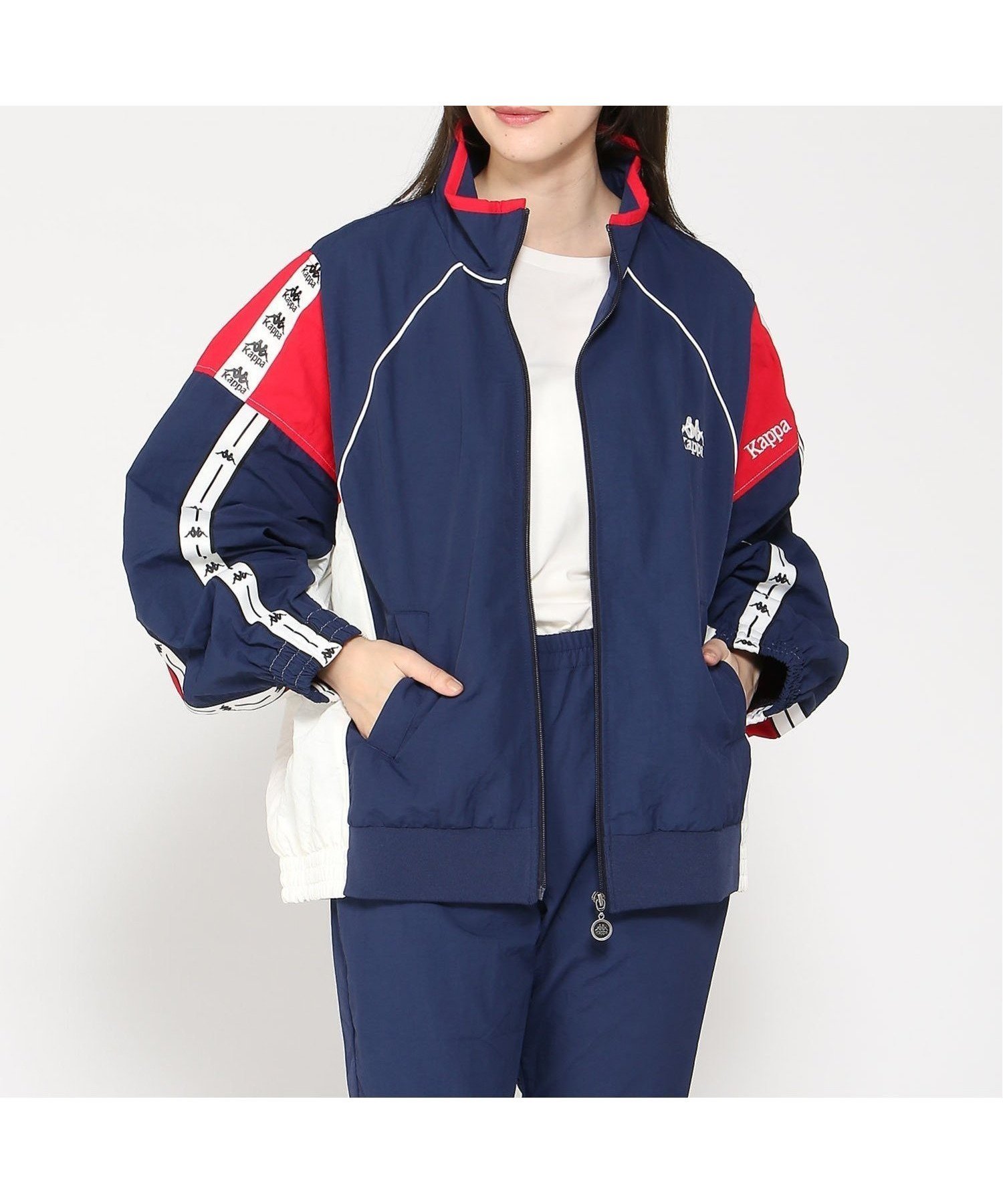 【ニッキー/nikki】のKappa/バンダトラックジャケット インテリア・キッズ・メンズ・レディースファッション・服の通販 founy(ファニー) 　ファッション　Fashion　レディースファッション　Ladies' Fashion Online　アウター　Coat Outerwear　ジャケット　Jackets　クラシカル　Classical　NV|ID: prp329100004594068 ipo3291000000032629017