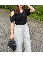 【スナイデル/SNIDEL】のフリルプリーツニットプルオーバー 人気、トレンドファッション・服の通販 founy(ファニー) ファッション Fashion レディースファッション Ladies' Fashion Online トップス・カットソー Tops/Tshirt ニット Knit Tops プルオーバー Pullover おすすめ Recommend ウェーブ Wave ストレート Straight ドッキング Docking フィット Fit フリル Frills プリーツ Pleats 人気 Popularity 定番 Standard thumbnail BLK[009]|ID: prp329100004594369 ipo3291000000032636357