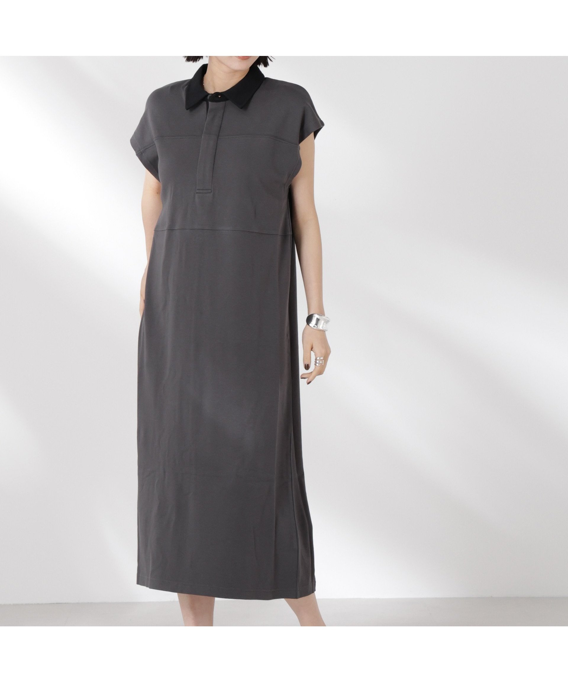 【ナノ ユニバース/nano universe】のフレンチスリーブラガーシャツワンピース 人気、トレンドファッション・服の通販 founy(ファニー) 　ファッション　Fashion　レディースファッション　Ladies' Fashion Online　ワンピース　Dress　シャツワンピース　Shirt Dresses　スリーブ　Sleeve　トレンド　Trend　フレンチ　French　フロント　Front　おすすめ　Recommend　夏　Summer　2025年　2025　2025春夏・S/S　Ss,Spring/Summer,2025　 other-1|ID: prp329100004594411 ipo3291000000032637506
