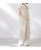 【ナノ ユニバース/nano universe】のフレンチスリーブラガーシャツワンピース ベージュ|ID:prp329100004594411