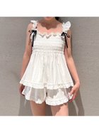 【スナイデル ホーム/SNIDEL HOME】のシャーリングカットセットアップ WHT[001]|ID: prp329100004594427 ipo3291000000032637826