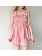 【スナイデル ホーム/SNIDEL HOME】のシャーリングカットセットアップ PNK[066]|ID: prp329100004594427 ipo3291000000032637829