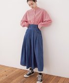 【その他のブランド/Other】の【M-4L】フレアデニムスカート ブルー|ID: prp329100004594447 ipo3291000000032638072