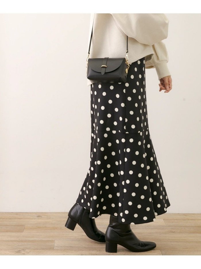 【サニーレーベル/Sonny Label / URBAN RESEARCH】のポルカドットトラペーズスカート インテリア・キッズ・メンズ・レディースファッション・服の通販 founy(ファニー) https://founy.com/ ファッション Fashion レディースファッション Ladies' Fashion Online スカート Skirt おすすめ Recommend スウェット Sweat ドット Dot フェミニン Feminine フレア Flare ベーシック Basic ミックス Mix ロング Long A/W・秋冬 Aw・Autumn/Winter・Fw・Fall-Winter |ID: prp329100004594498 ipo3291000000032639130