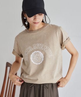 【バンヤードストーム/BARNYARDSTORM】のヴィンテージカレッジT 人気、トレンドファッション・服の通販 founy(ファニー) ファッション Fashion レディースファッション Fashion for Women ヴィンテージ Vintage Style サテン Satin, Glossy Fabric ジャケット Jacket, Outerwear スマート Smart, Elegant トラベル Travel, Travel Gear プリント Print, Printed Pattern おすすめ Recommended / Our Picks 夏 Summer 旅行 Travel |ID:prp329100004594525