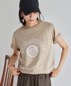 【バンヤードストーム/BARNYARDSTORM】のヴィンテージカレッジT 人気、トレンドファッション・服の通販 founy(ファニー) ファッション Fashion レディースファッション Fashion for Women ヴィンテージ Vintage Style サテン Satin, Glossy Fabric ジャケット Jacket, Outerwear スマート Smart, Elegant トラベル Travel, Travel Gear プリント Print, Printed Pattern おすすめ Recommended / Our Picks 夏 Summer 旅行 Travel thumbnail ベージュ|ID: prp329100004594525 ipo3291000000033636934
