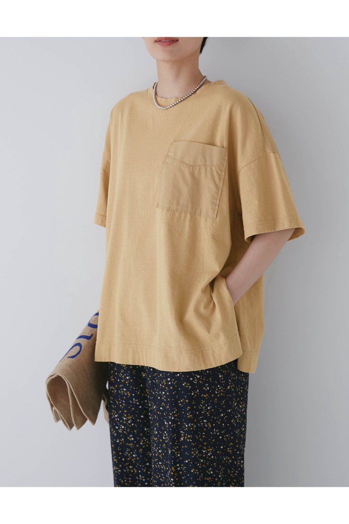 【ヒューマンウーマン/HUMAN WOMAN】の21/-天竺カットソー インテリア・キッズ・メンズ・レディースファッション・服の通販 founy(ファニー) https://founy.com/ ファッション Fashion レディースファッション Ladies' Fashion Online トップス・カットソー Tops/Tshirt カットソー Cut and Sewn おすすめ Recommend カットソー Cut And Sew コンビ Combination スタンダード Standard ストレート Straight ビッグ Big ポケット Pocket ヨーク Yoke |ID: prp329100004594536 ipo3291000000032639590