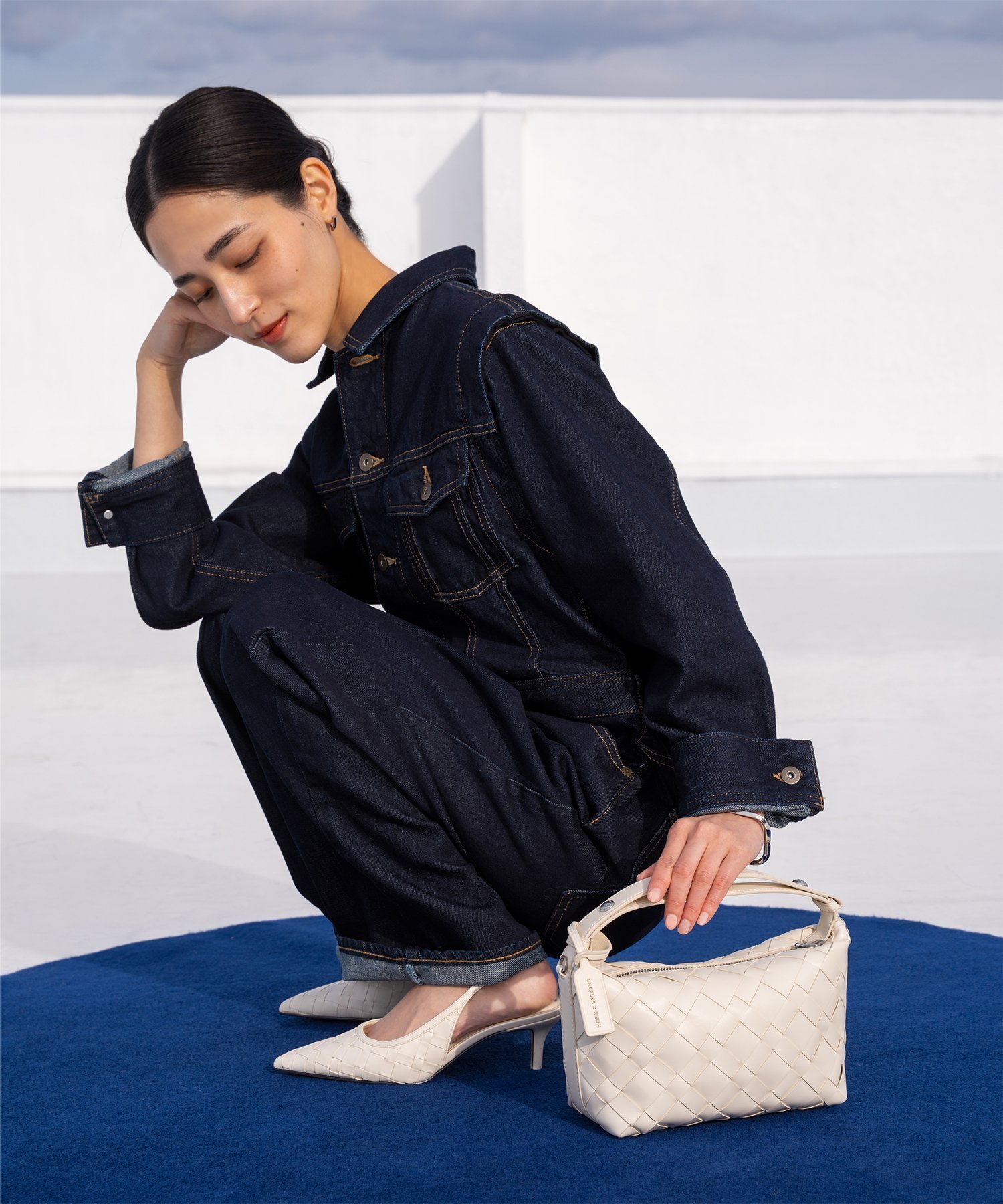 【チャールズ アンド キース/CHARLES & KEITH】のIvette イヴェット ウーブンショルダーバッグ インテリア・キッズ・メンズ・レディースファッション・服の通販 founy(ファニー) 　ファッション　Fashion　レディースファッション　Fashion for Women　バッグ　Bags　スマート　Smart, Elegant　エレガント 上品　Elegant　Cream|ID: prp329100004594568 ipo3291000000034118295